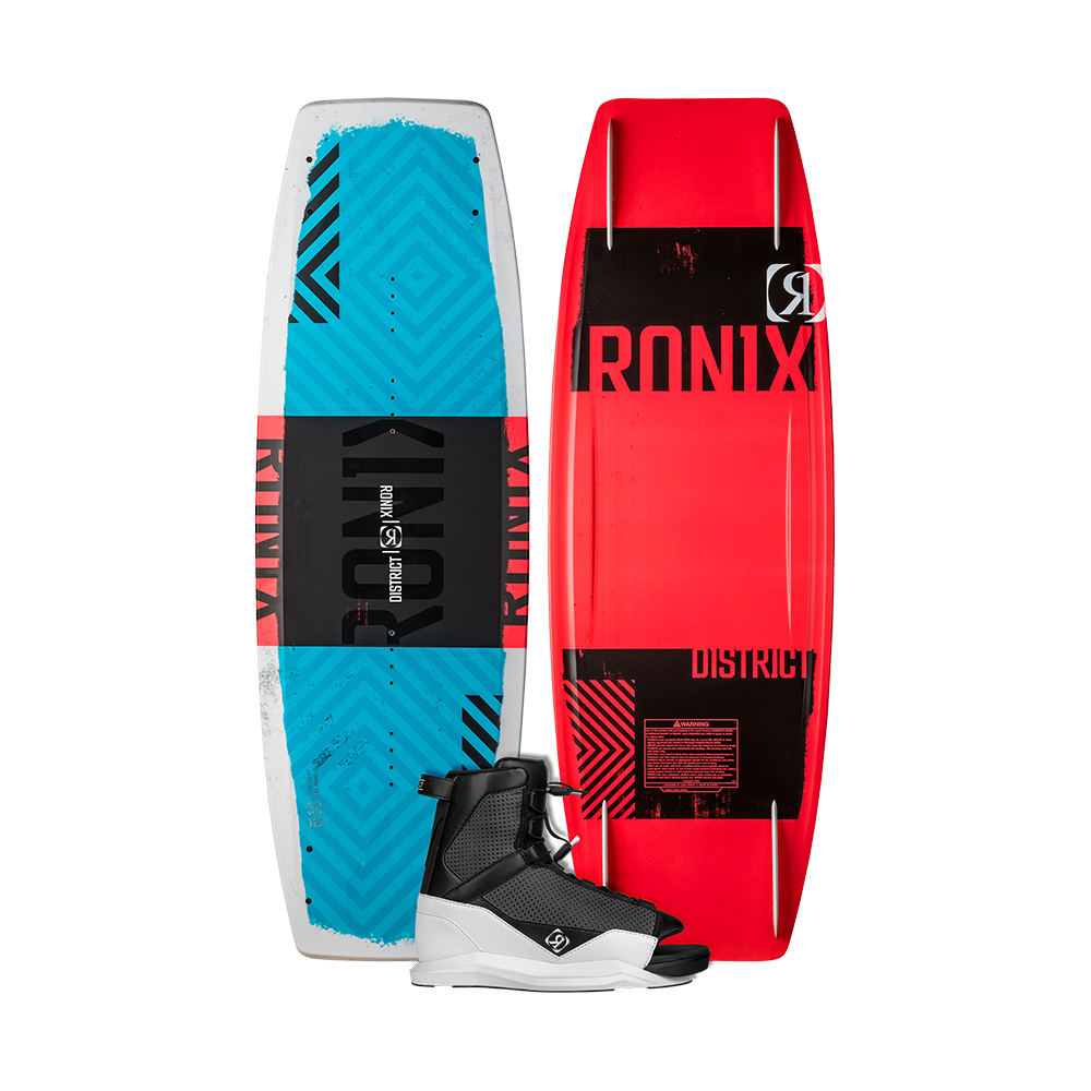 2025 Ronix Boys District Wakeboard With Ronix District Bindings