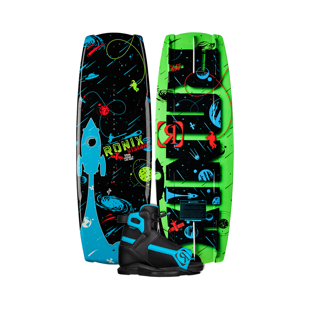 2025 Ronix Boys Vision Wakeboard With Ronix Vision Bindings