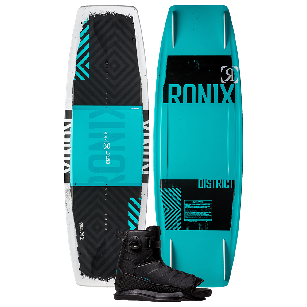 2025 Ronix District Wakeboard With Ronix Anthem BOA Bindings