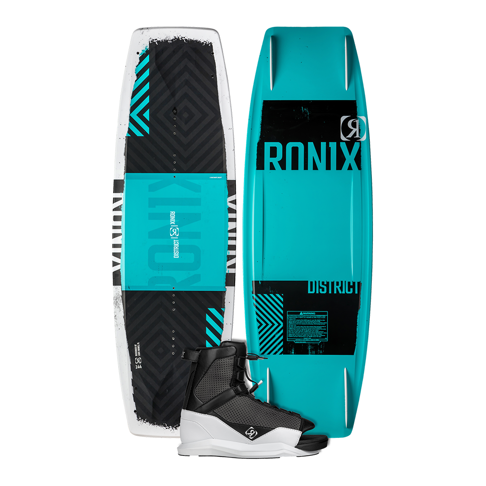 2025 Ronix District Wakeboard With Ronix District Bindings