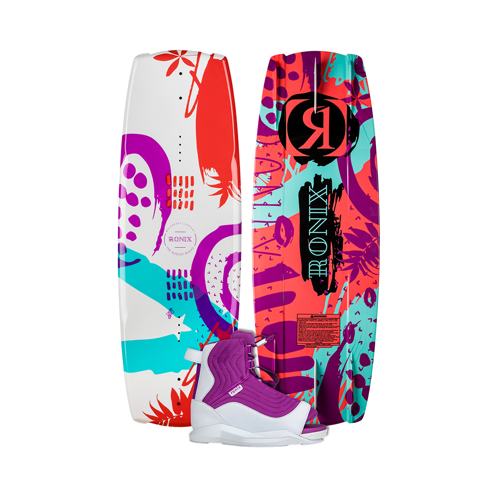 2025 Ronix Girls August Wakeboard With Ronix August Bindings