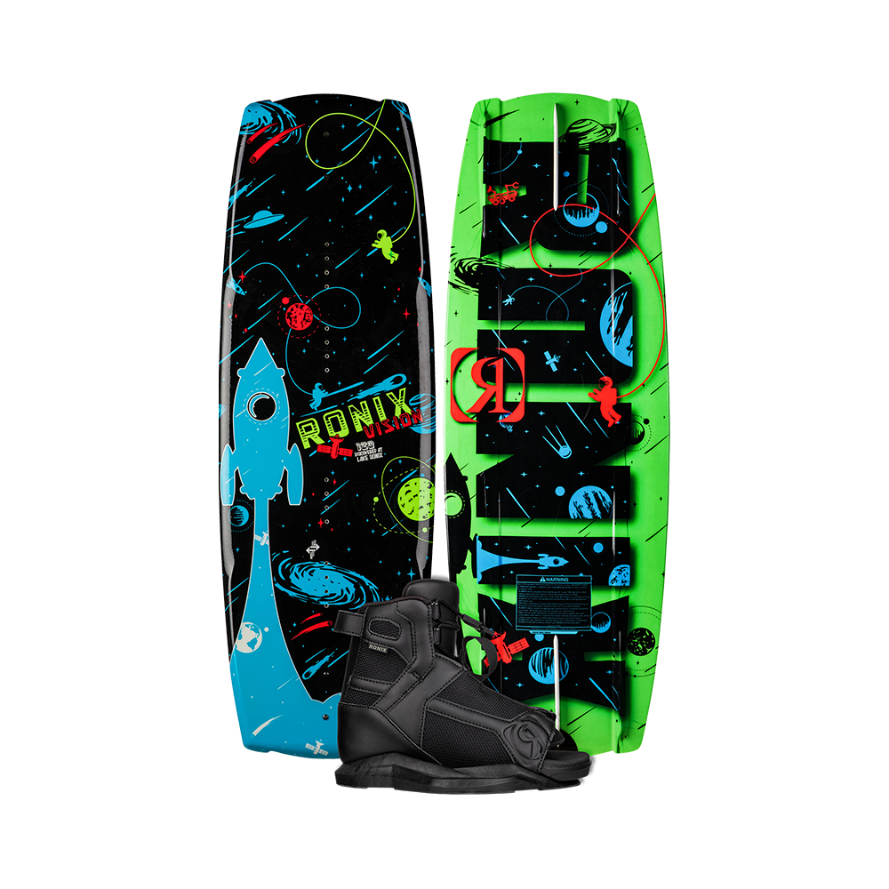 2025 Ronix Vision Wakeboard With Ronix Boys Divide Bindings