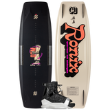 2025 Ronix Womens Quarter Til Midnight Wakeboard With Ronix Halo Bindings