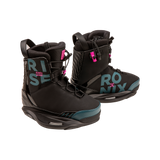 2025 Ronix Womens Quarter Til Midnight Wakeboard With Ronix Rise Bindings