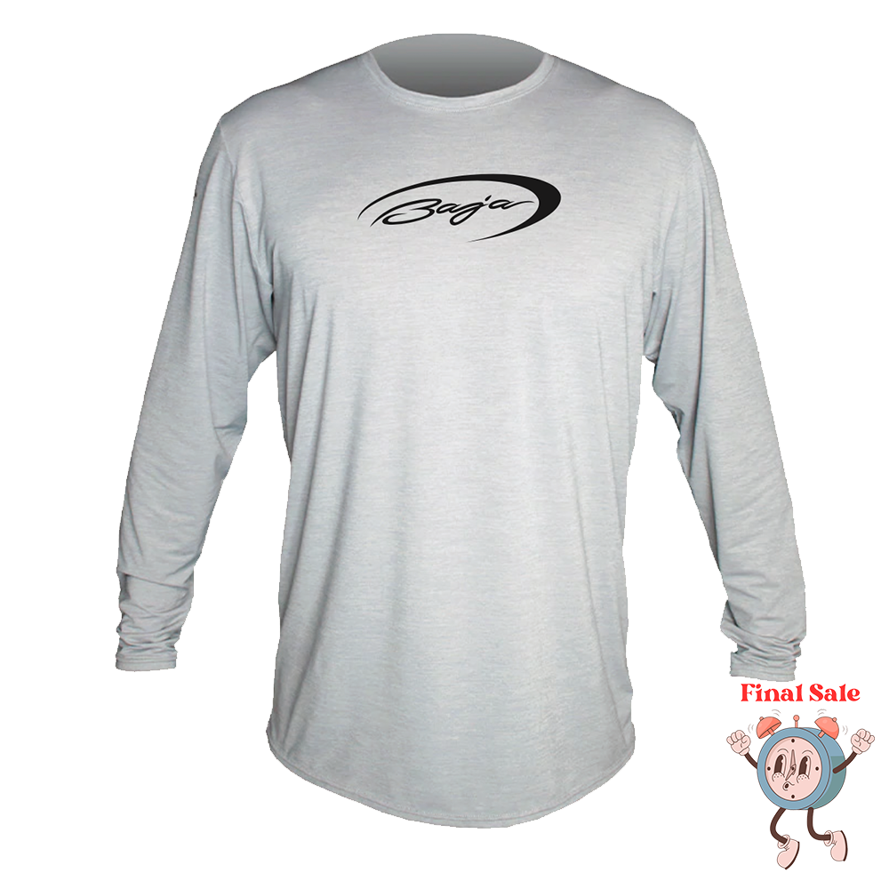 Baja Marine Low Pro Dri Fit Long Sleeve Alloy Grey
