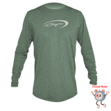 Baja Marine Low Pro Dri Fit Long Sleeve Olive