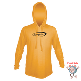 Baja Marine Low Pro Dri Fit Sun Hoodie Orange