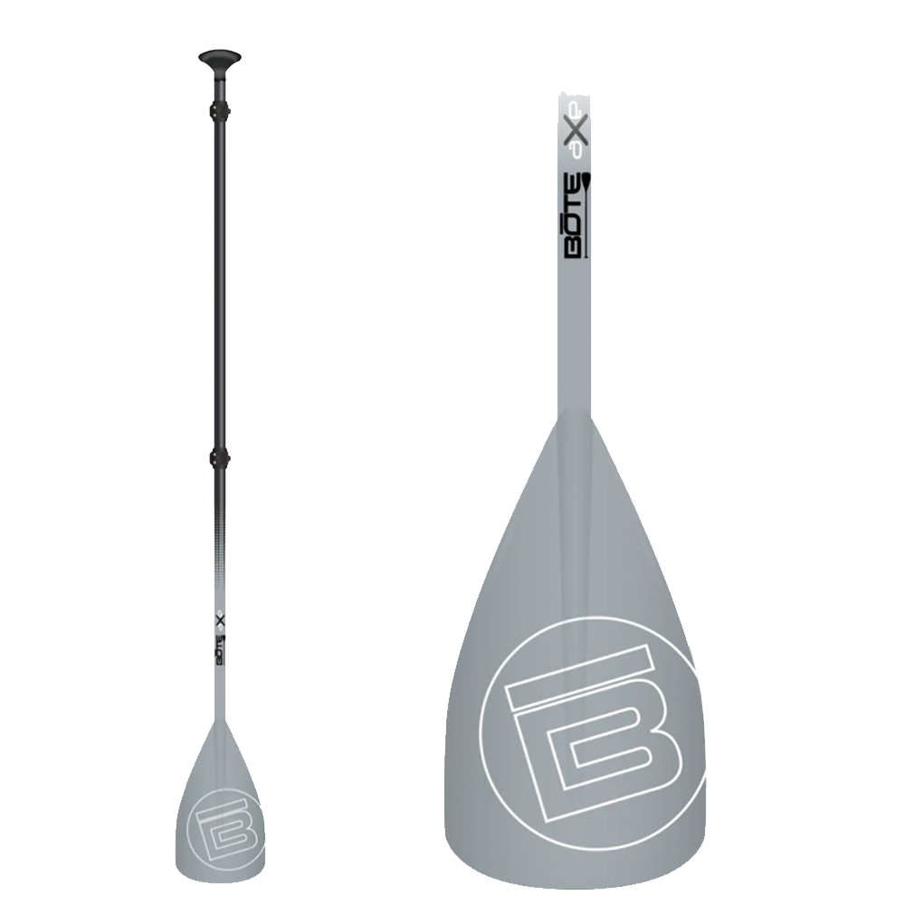 Bote 3 Piece Fiberglass SUP Paddle Gray