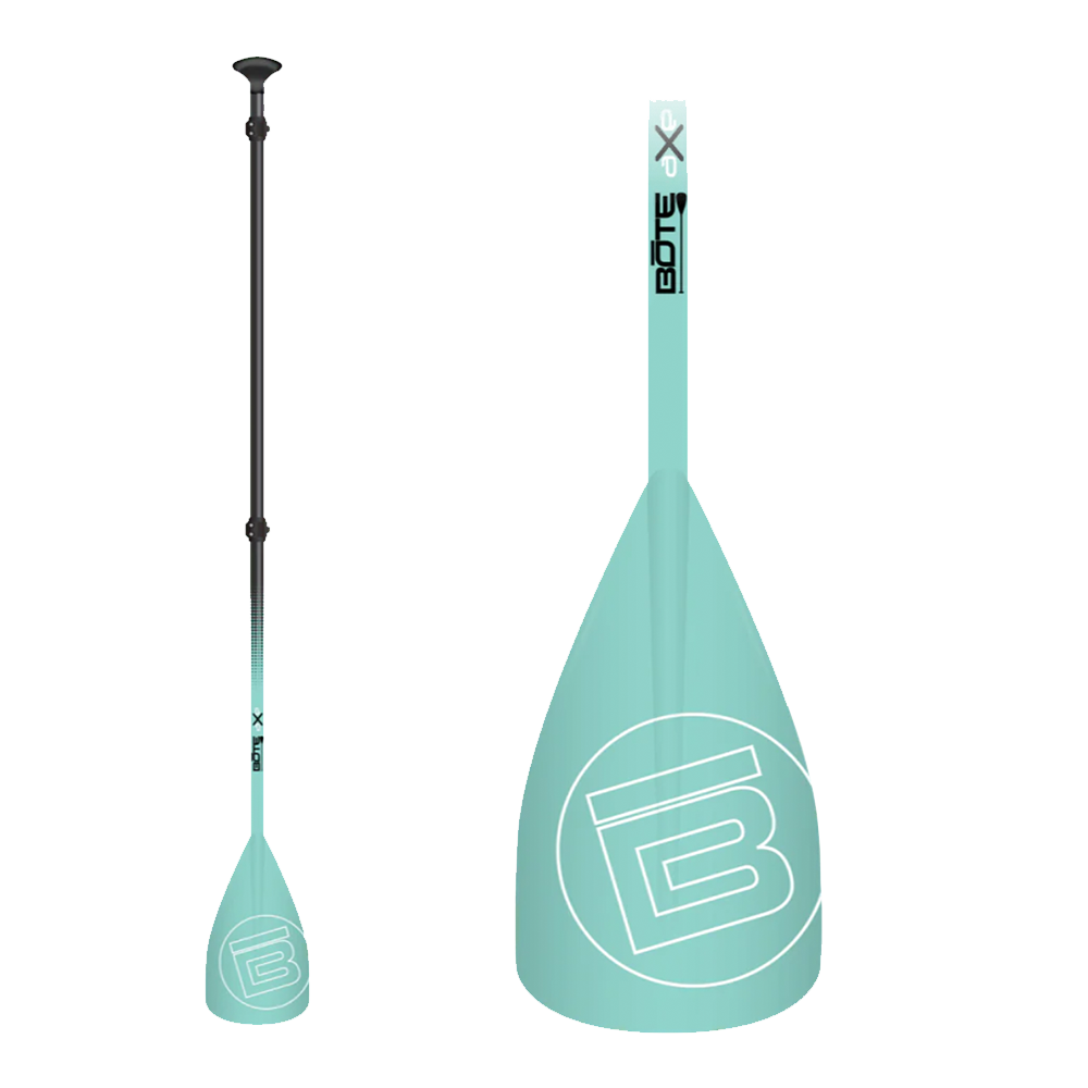 Bote 3 Piece Fiberglass SUP Paddle Seafoam