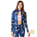 Carve Designs Stella Zip-Up Jacket Bouquet