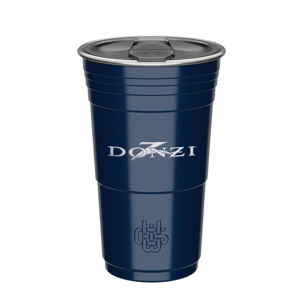 Donzi 16oz Laser Etched Cup Navy