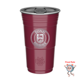 Donzi 16oz Laser Etched Cup Maroon