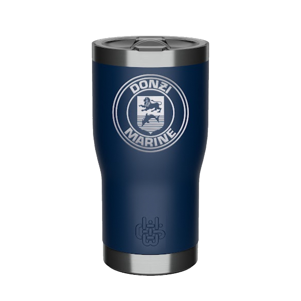 Donzi 20oz Laser Etched Tumbler Navy