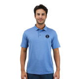 Donzi Marine Tempo Polo Heather Blue