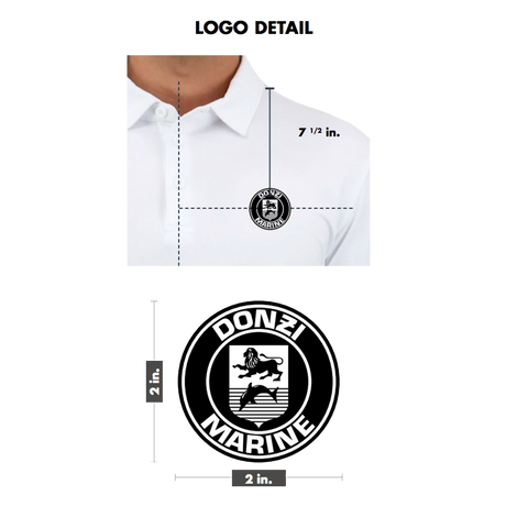Donzi Marine Tempo Polo White