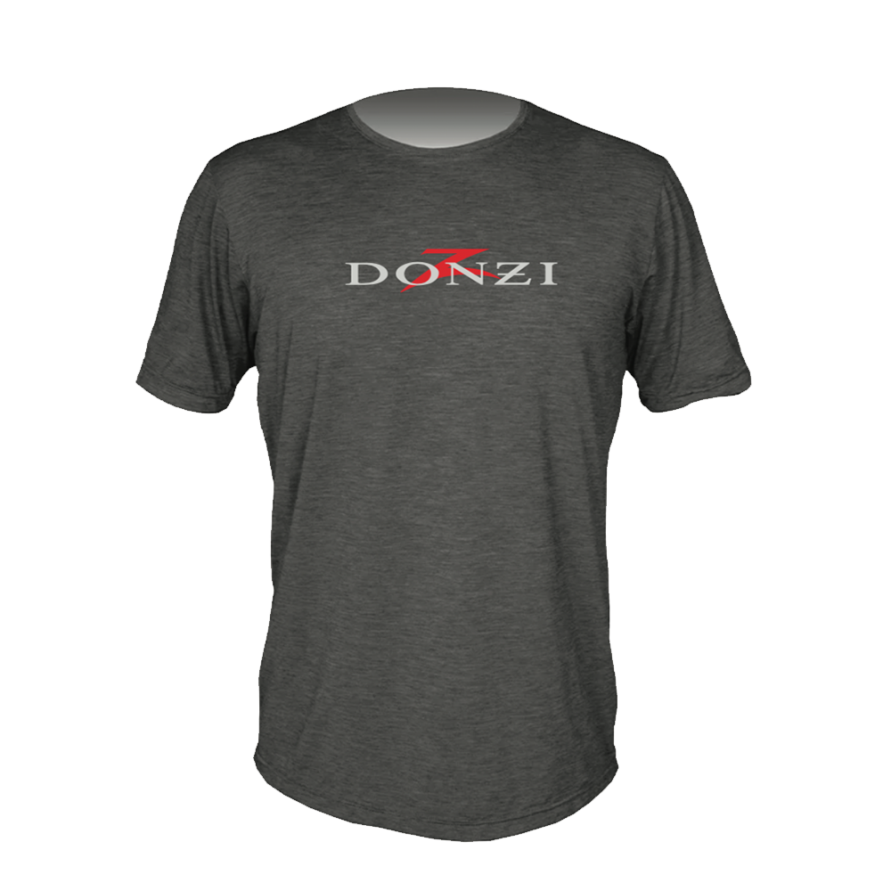 Donzi Marine Dri Fit UPF Charcoal Tee