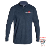 Donzi UPF Dri Fit Quarter Zip Long Sleeve