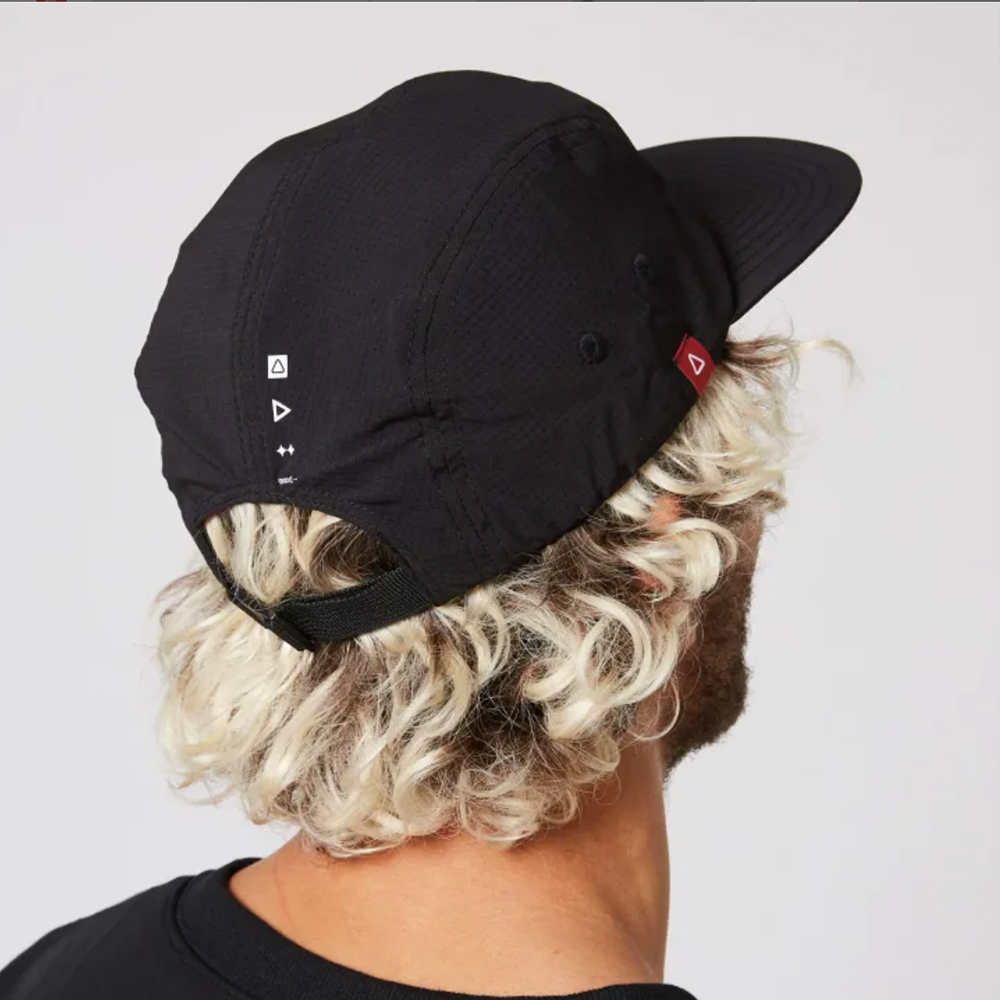 Follow Brand Tech Hat Black