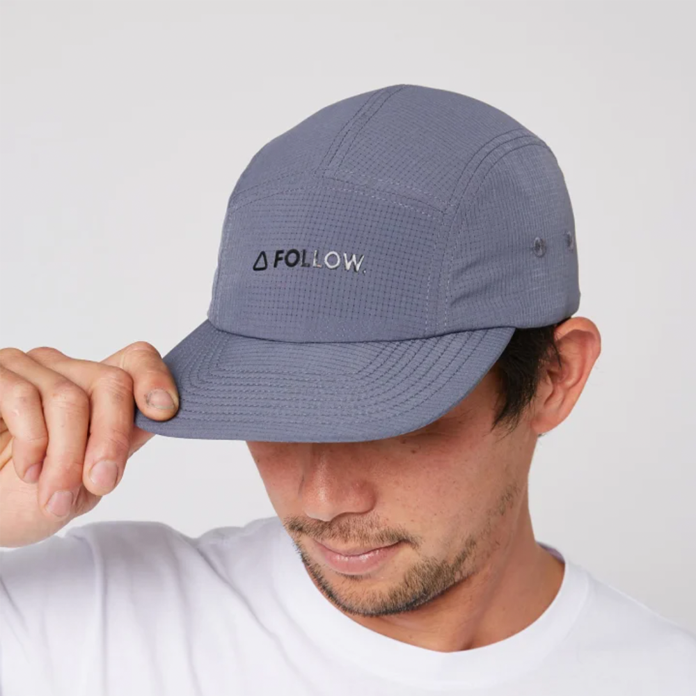 Follow Brand Tech Hat Slate