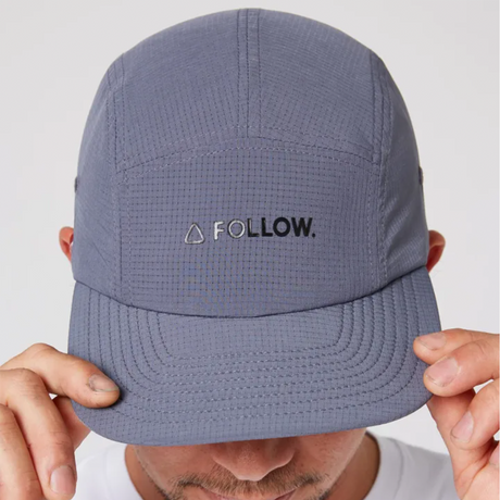 Follow Brand Tech Hat Slate