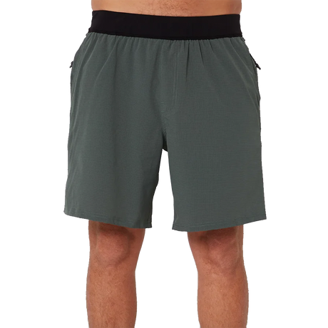 Follow Brand Tech Shorts Olive