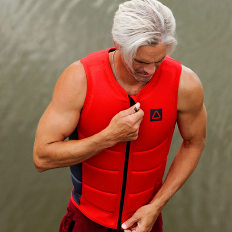 Follow Corp Vest Red