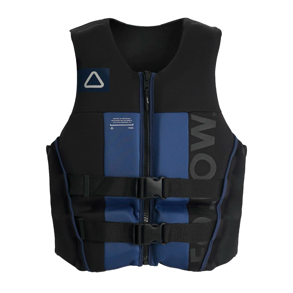 Follow Wake Logo CGA Life Jacket Black Blue