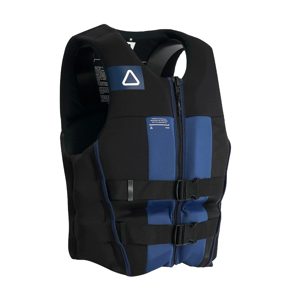 Follow Wake Logo CGA Life Jacket Black Blue