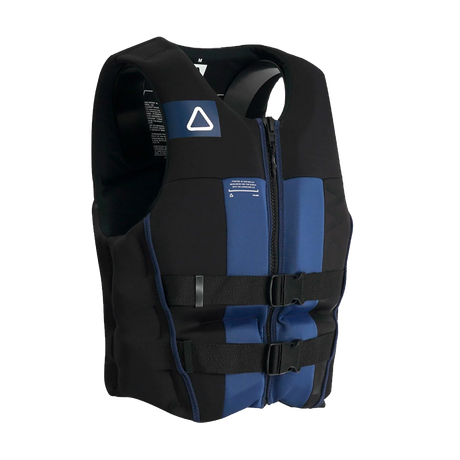 Follow Wake Logo CGA Life Jacket Black Blue