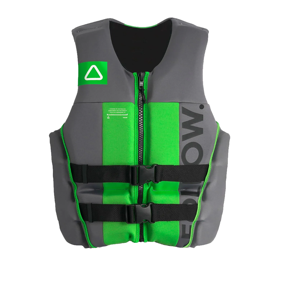 Follow Wake Logo CGA Life Jacket Charcoal Green