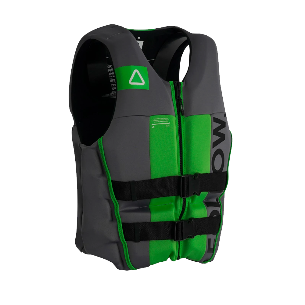 Follow Wake Logo CGA Life Jacket Charcoal Green