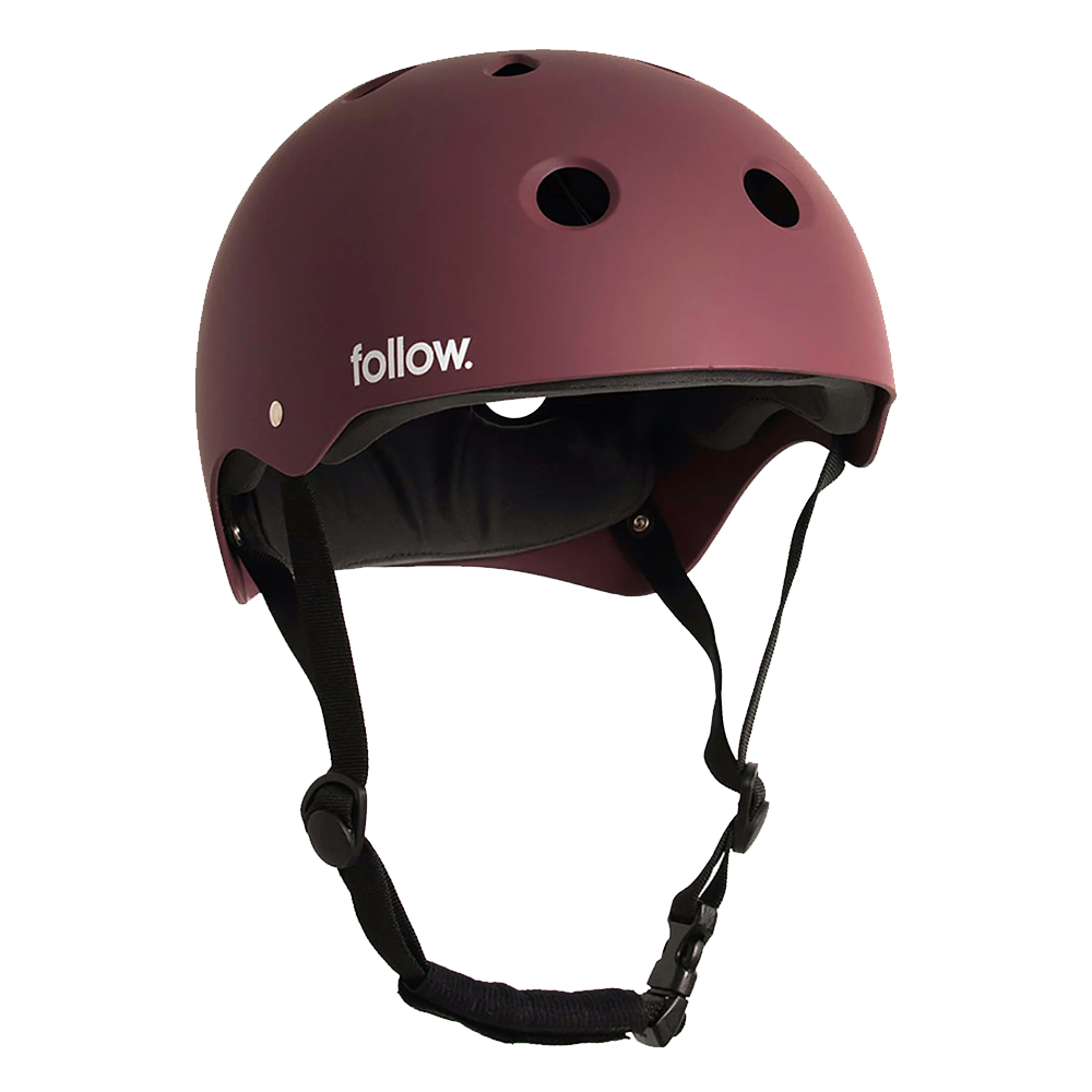 Follow Wake Safety First Watersports Helmet Burnt Red