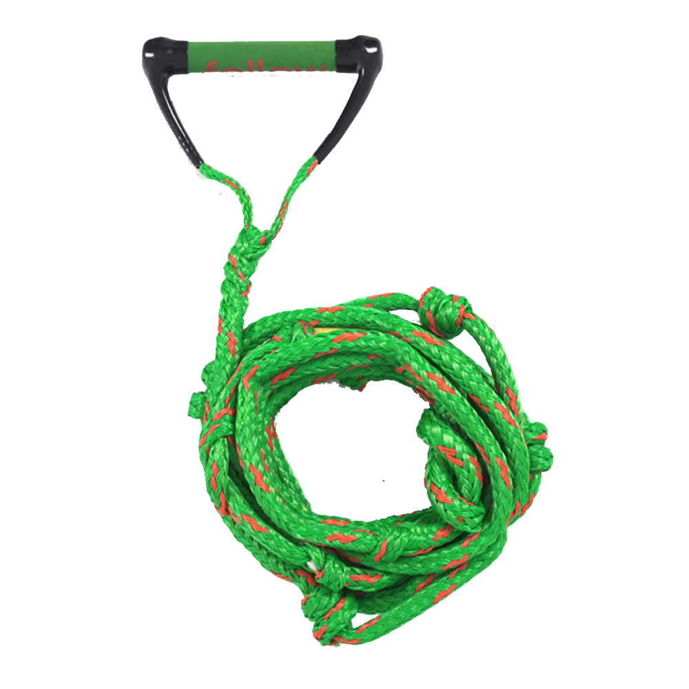 Follow Wake Surf Rope Package Olive Orange