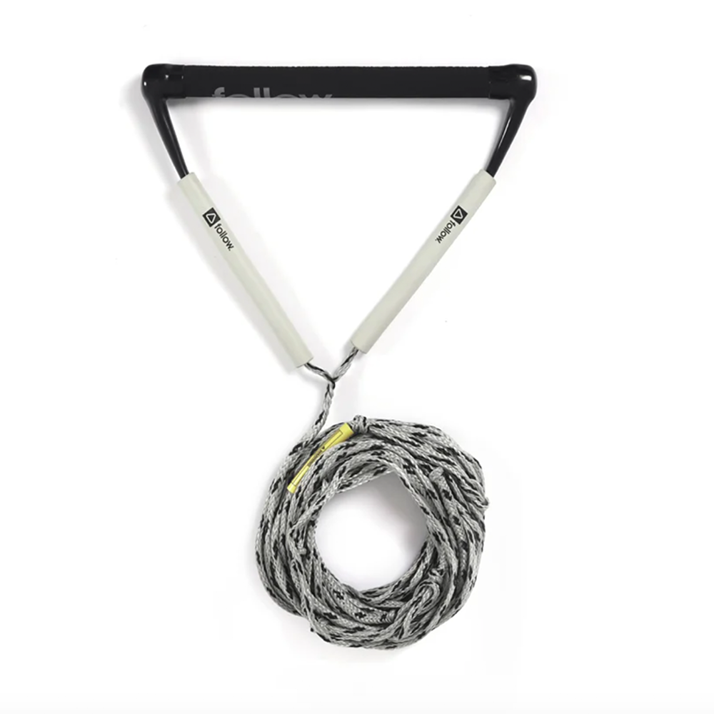 Follow Wake The Basic Wakeboard Rope Package Black Grey