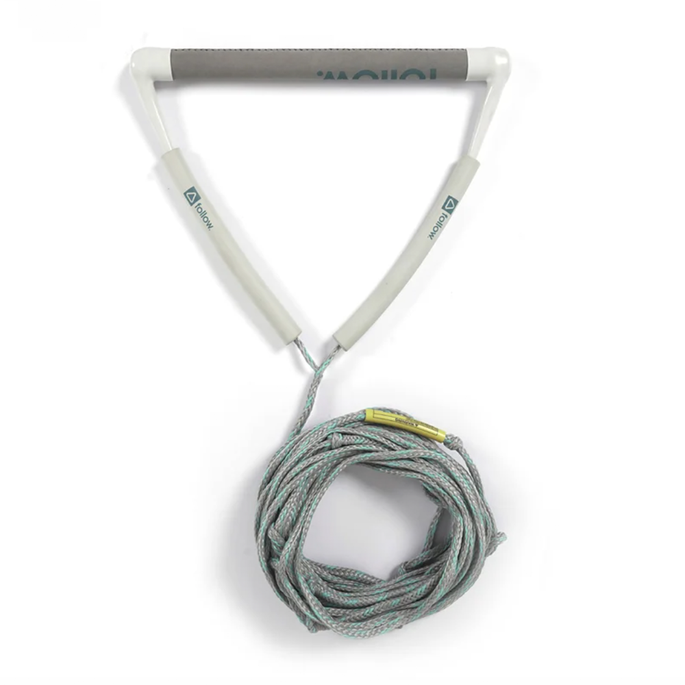 Follow Wake The Basic Wakeboard Rope Package Grey Teal