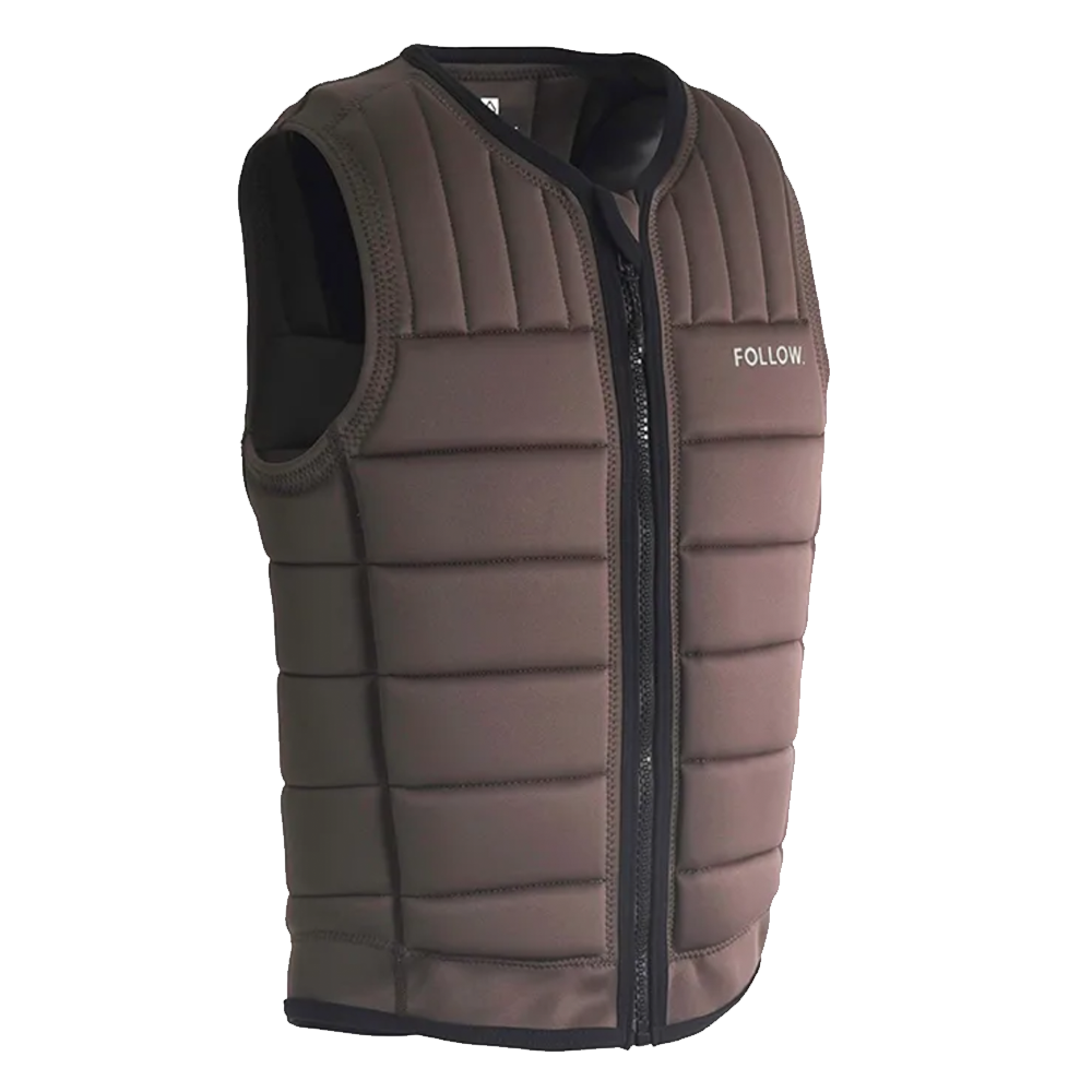 Follow Wake Total Impact Vest Dark Brown