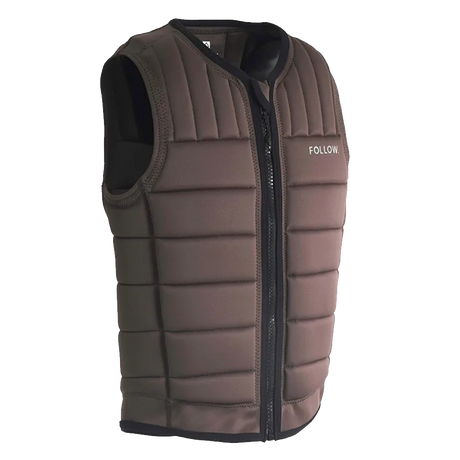Follow Wake Total Impact Vest Dark Brown