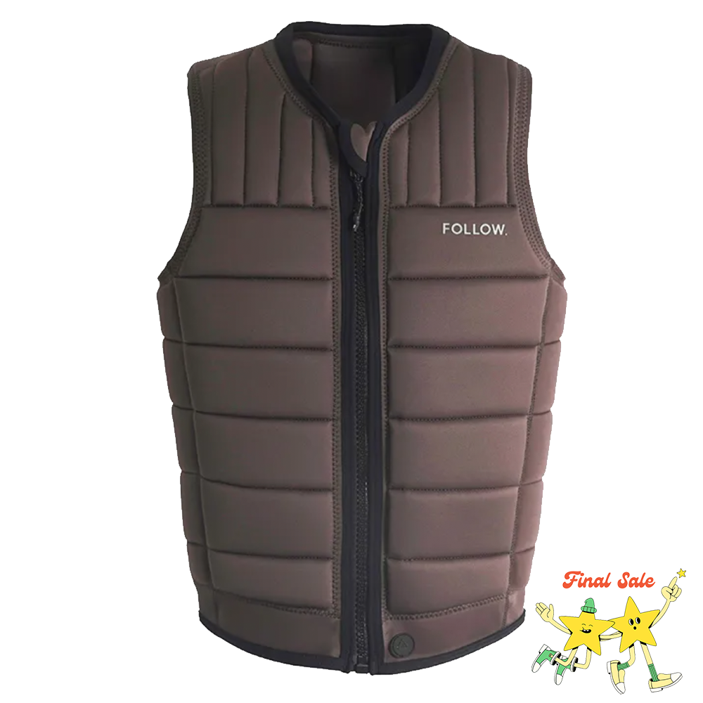 Follow Wake Total Impact Vest Dark Brown