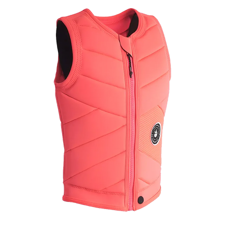 Follow Wake Womens Memphis Impact Vest Fluro Red