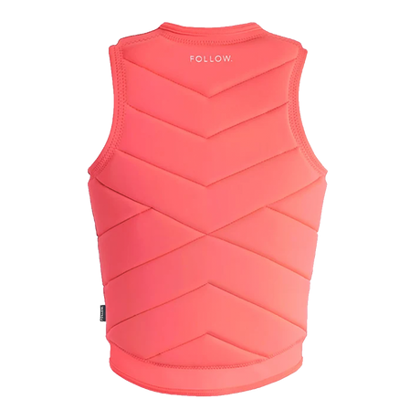 Follow Wake Womens Memphis Impact Vest Fluro Red