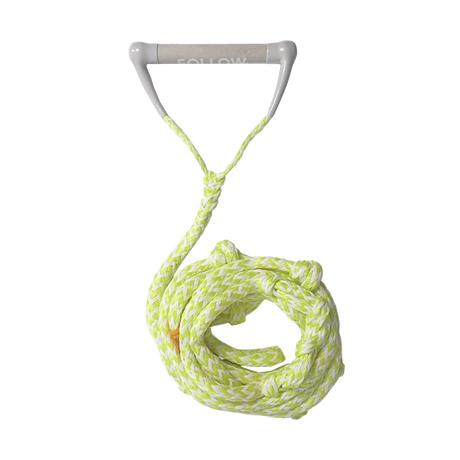 Follow Wake Surf Rope Package Fluoro Yellow