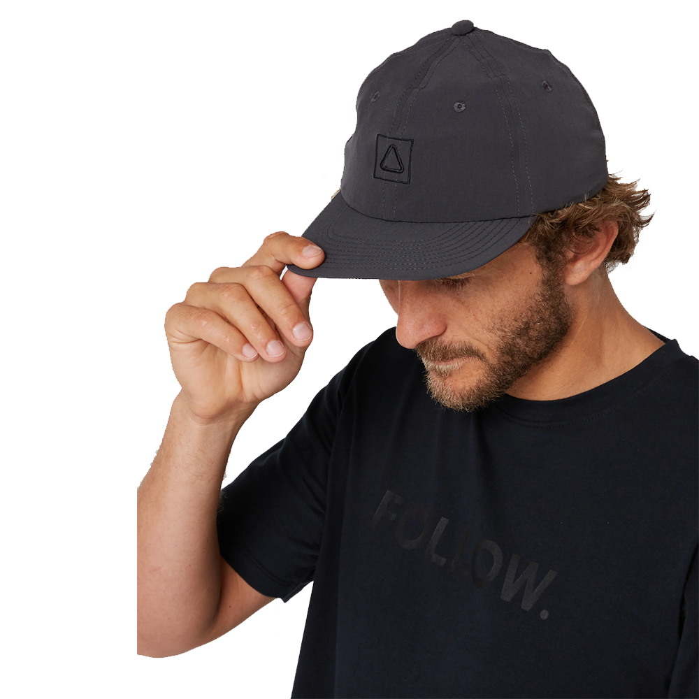 Follow Brand Dad Cap Charcoal