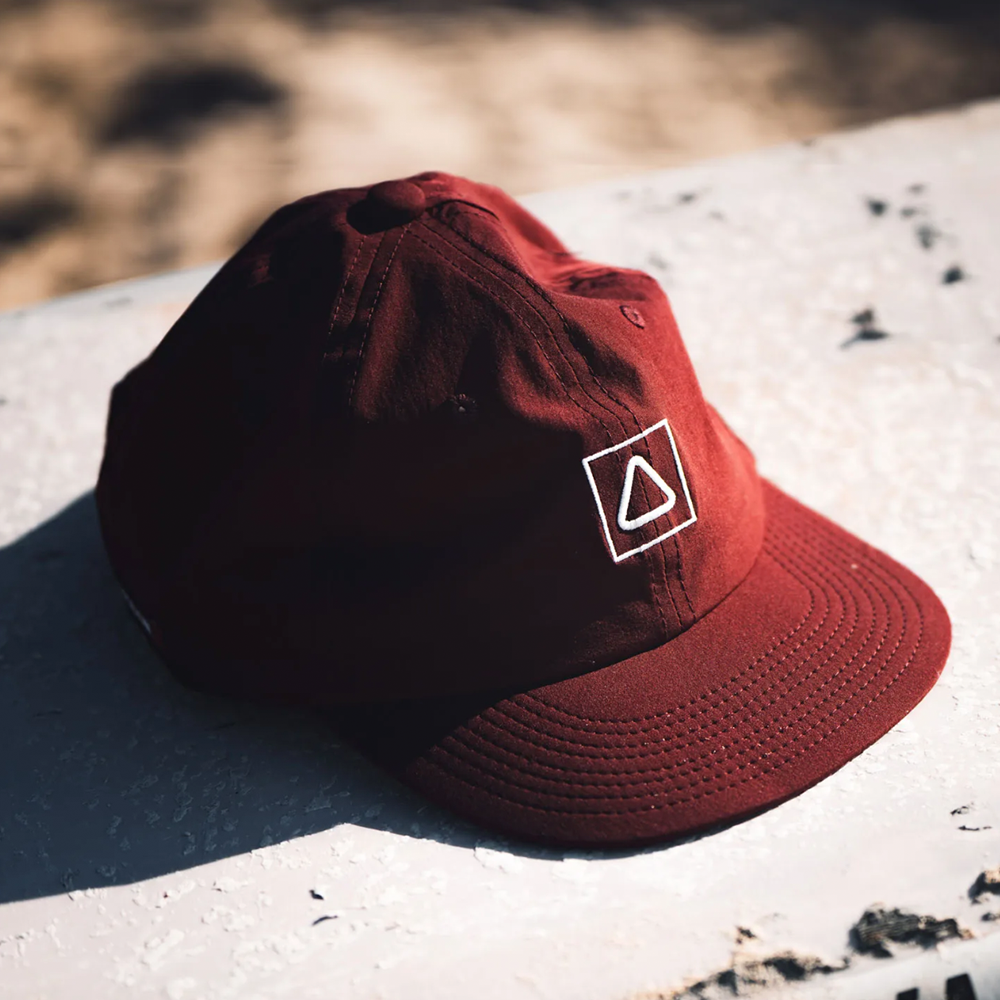 Follow Brand Dad Cap Dusty Red