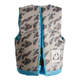 Follow Wake Pop Youth CGA Life Vest Gray/Blue