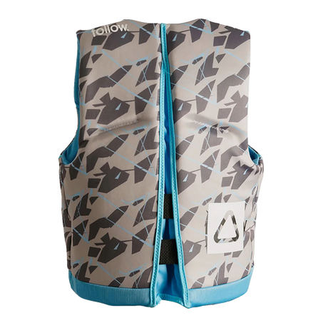 Follow Wake Pop Youth CGA Life Vest Gray/Blue