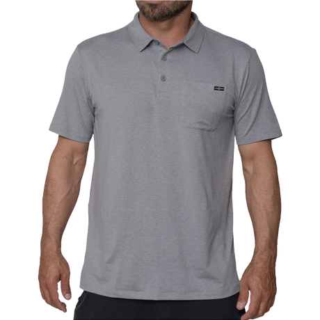 Fountain Pebble Bay Polo Heather Grey