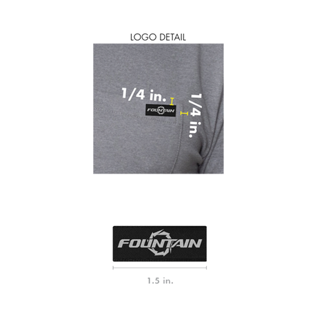 Fountain Pebble Bay Polo Heather Grey