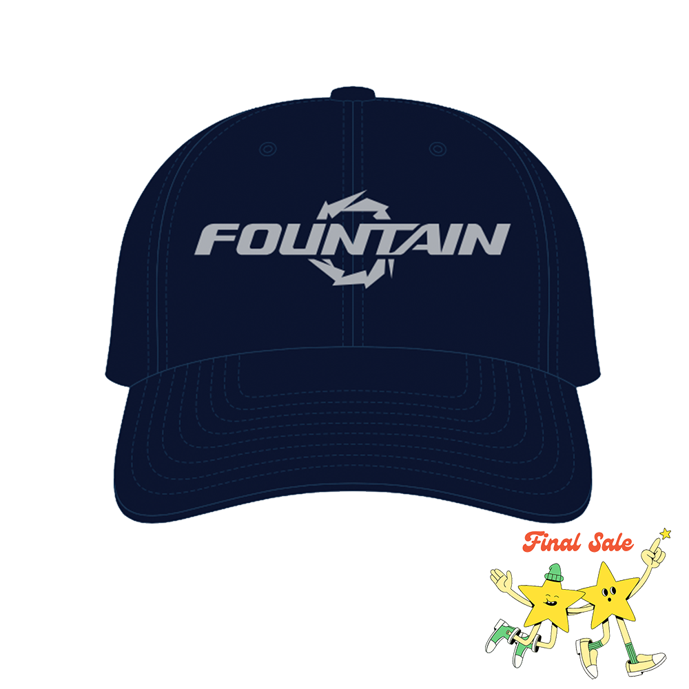 Fountain Powerboats Embroidered Dad Hat Navy