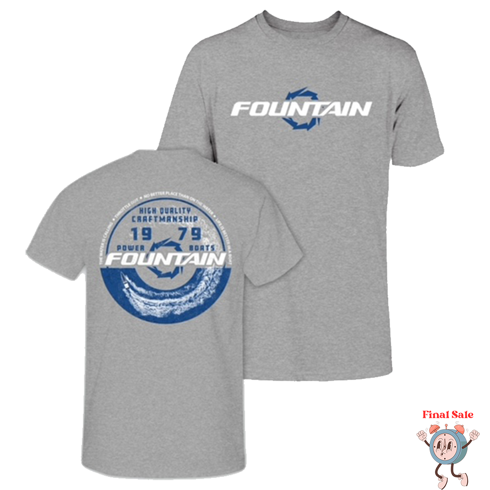 Fountain Powerboats Short Sleeve Label Tee