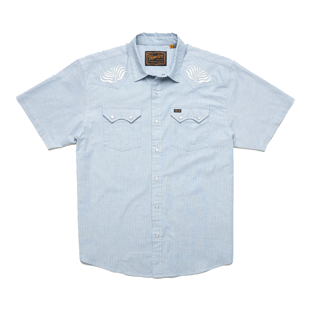 Howler Brothers Crosscut Deluxe Shortsleeve Seagrass Shirt